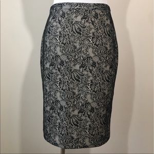 The Limited Lace Pencil Skirt